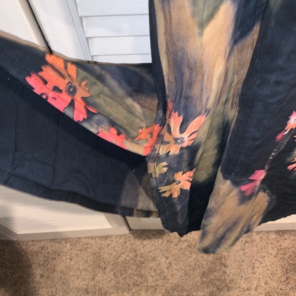 The Island Feeling Rayon Maxi Floral Dress 1X - Picture 6 of 8